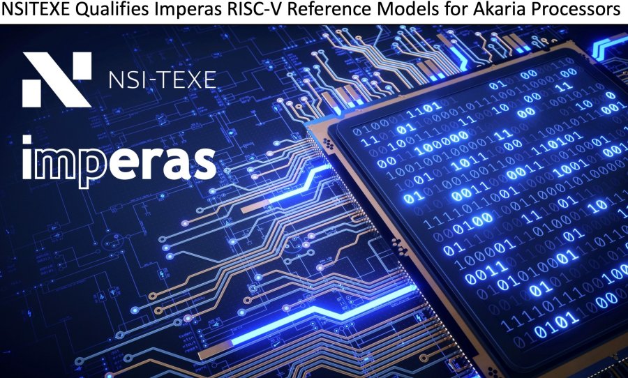 NSITEXE Qualifies Imperas RISC-V Reference Models for Akaria Processors ...