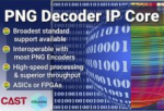 PNG Image Decoder IP Core Available from CAST and IObundle
