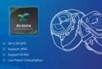 Actions Technology's smart watch SoC adopted VeriSilicon's 2.5D GPU IP